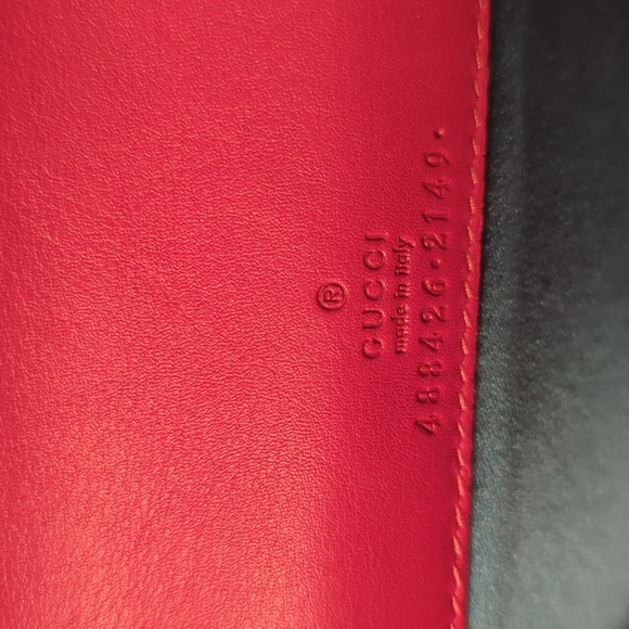 Authentic Gucci Marmont Love velvet clutch - Picture 10 of 10